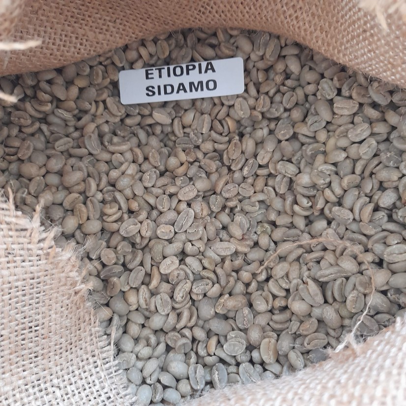 Kawa zielona Etiopia Sidamo 2 (60kg)